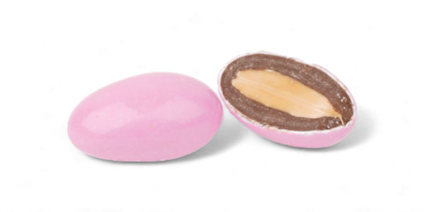 Sütlü Badem Draje Şeker Pembe KG