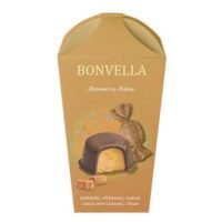 Bonvella Karamel Krema ve Kakao Dolgulu Sütlü Çikolata 150g