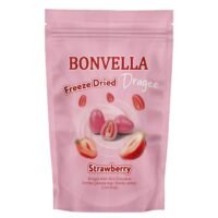 82g Bonvella Frozen Strawberry Pembe Çikolata Kaplı Çilek Draje
