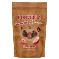 82g Bonvella Frozen Strawberry Sütlü Çikolata Kaplı Çilek Draje