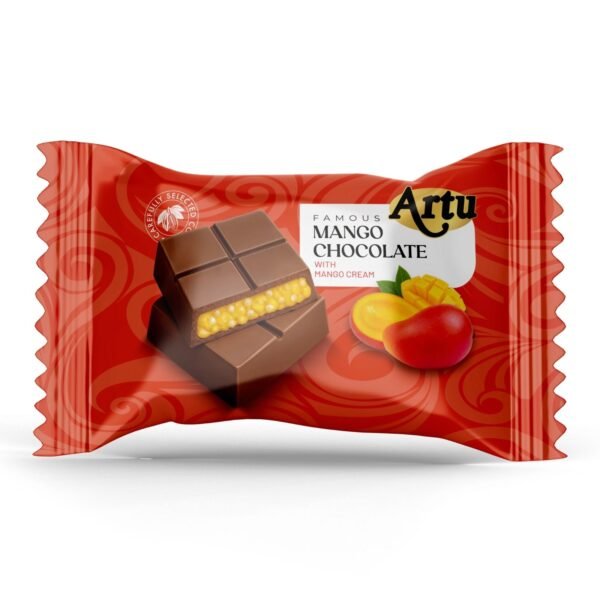 480g Mango Kremalı Sütlü Çikolata 30'lu Mini Paket - Görsel 2