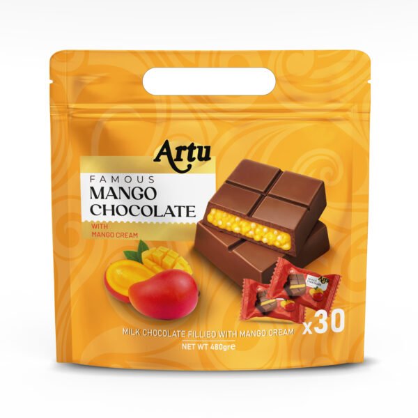 480g Mango Kremalı Sütlü Çikolata 30'lu Mini Paket