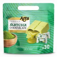 480g Matcha Dolgulu Sütlü Çikolata 30'lu Mini Paket