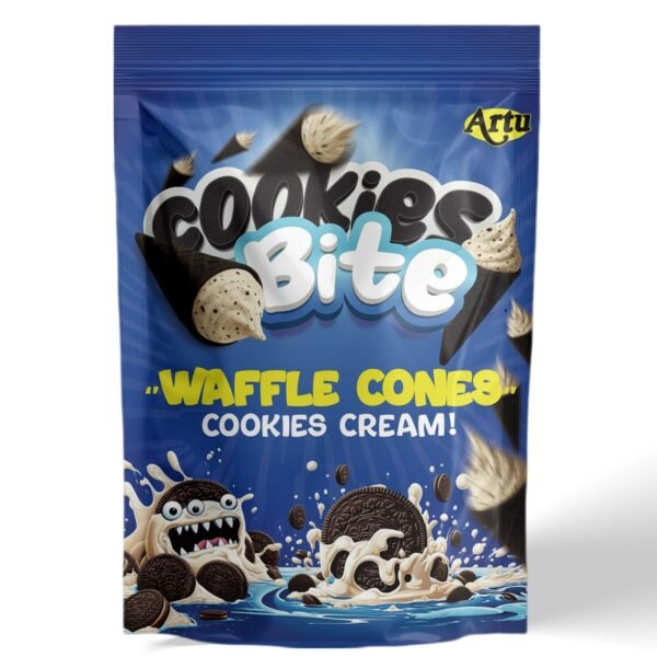 80g Cookies Bite Oreo Dolgulu Kornet Çikolata