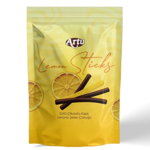 72g Lemon Sticks Sütlü Çikolata Kaplı Limonlu Şeker Çubuğu